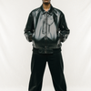 Unisex Oversized PU Leather Bomber Jacket