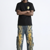 Avant-Garde Deconstructed Cargo Jeans