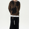Grunge Distressed Abstract Knit Sweater